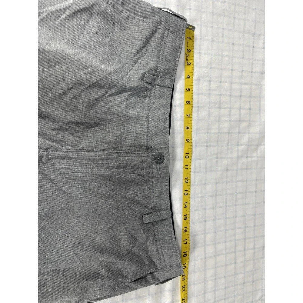 BCG Men's Performance Golf Shorts Size 40W Gray Heather Flat Front Athletic